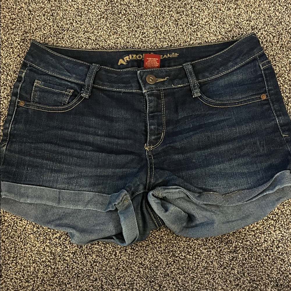 Arizona Jean Company Women's Dark Blue Jean Shorts